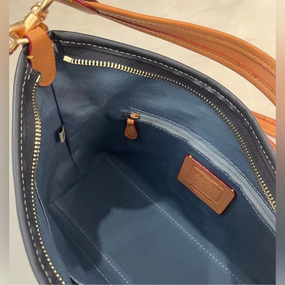 NEW Limited Coach Medium Laurel Shoulder Bag In Signature Denim CY702 - Picture 10 of 10